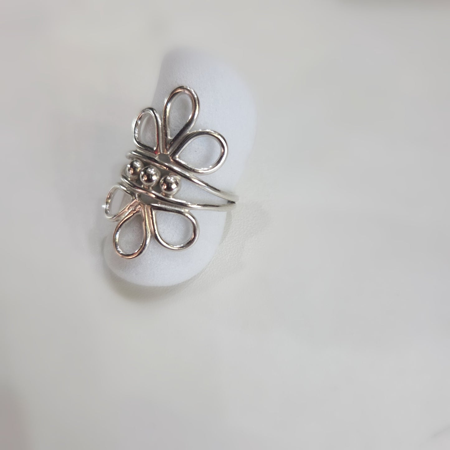Wildflower Bloom Ring – Handmade Flower Statement Ring