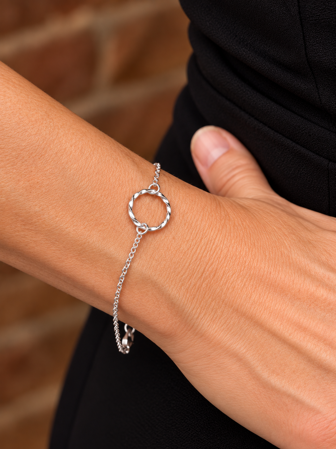 Silver Strata Bracelet