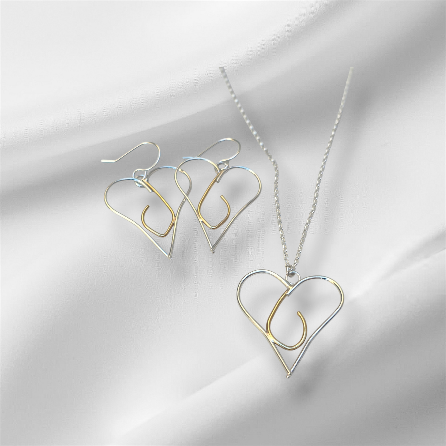 Sacred Flame Heart Necklace