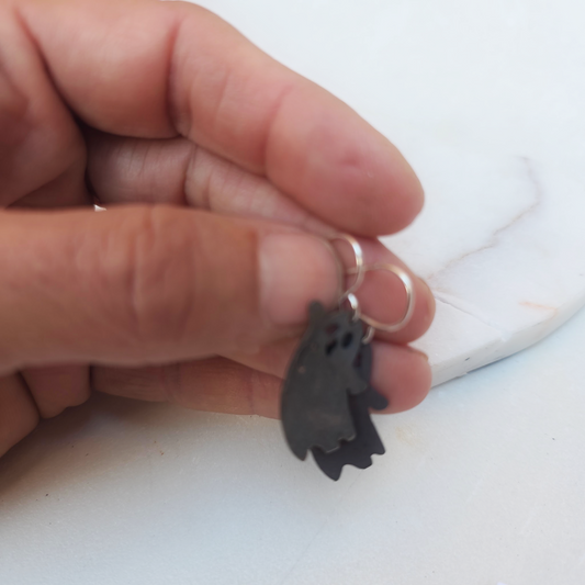 Argentium Silver Ghost Earrings – Limited Edition