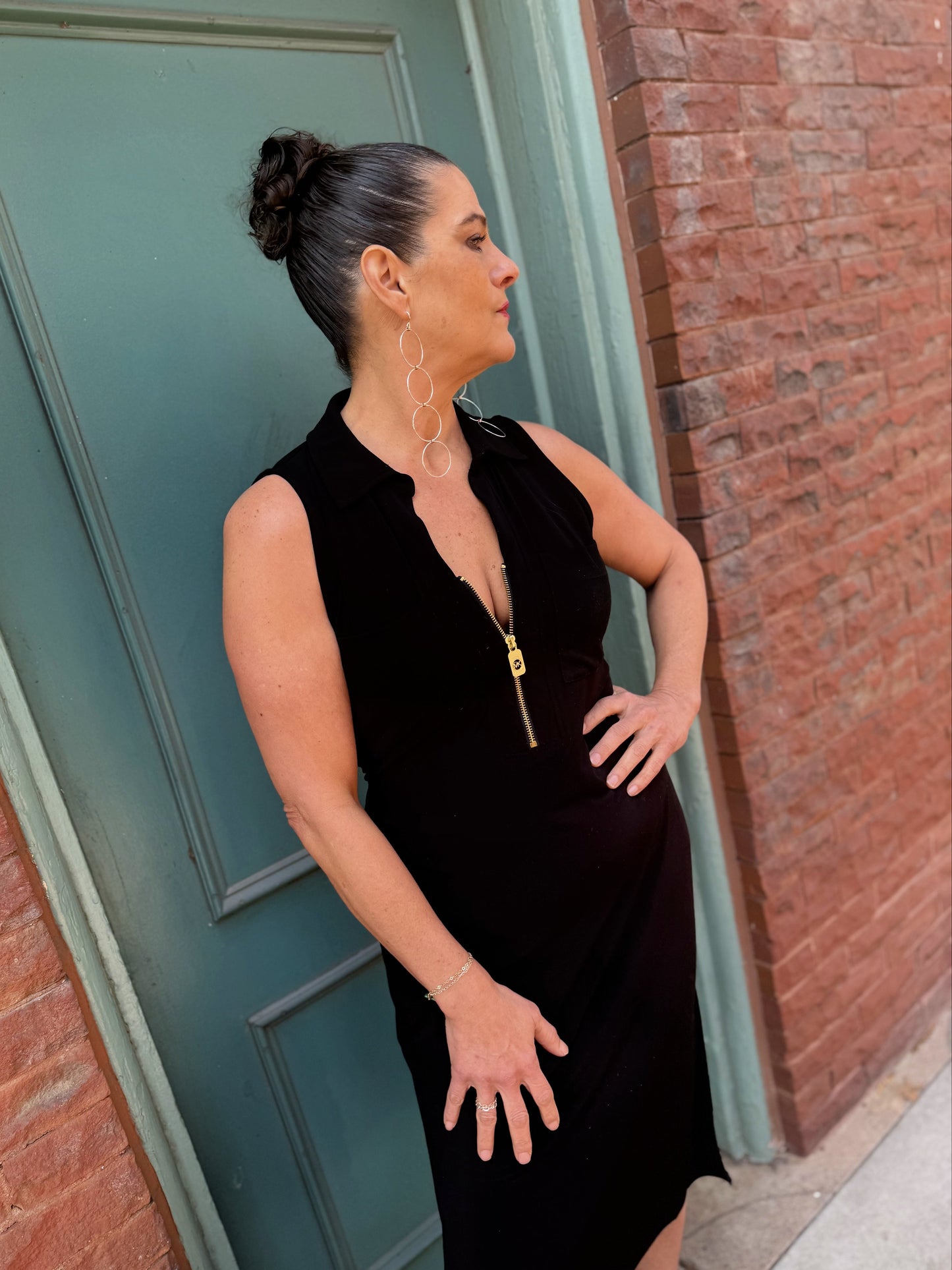 Linear Luxe Shoulder Dusters