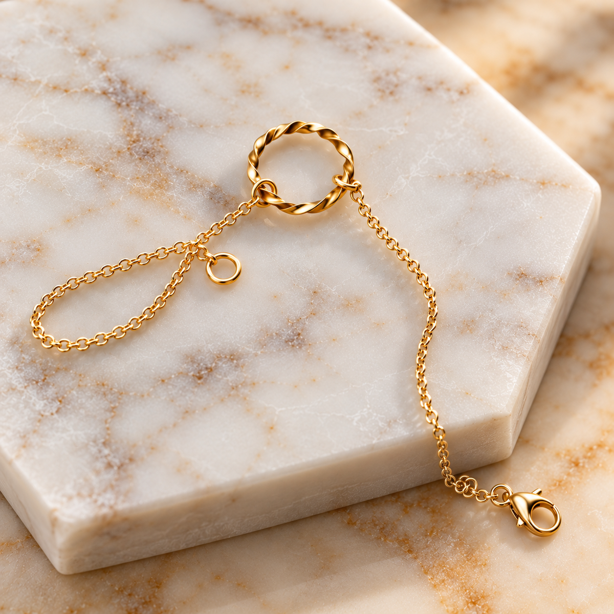 Golden Strata Bracelet