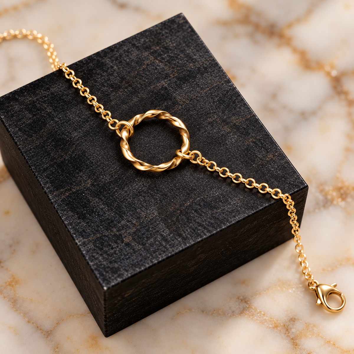 Golden Strata Bracelet