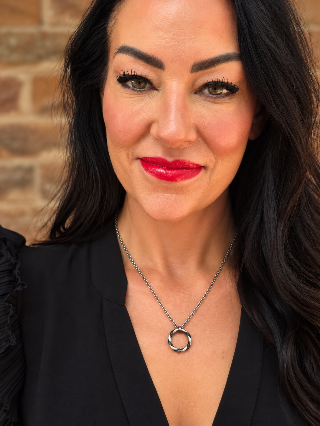 Silver Strata Necklace