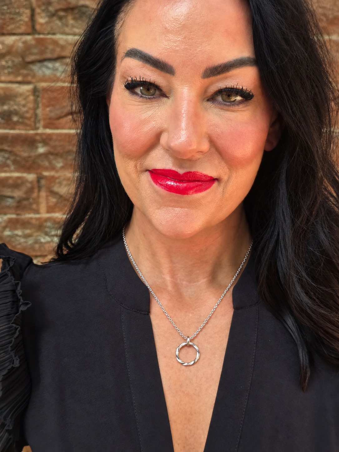 Silver Strata Necklace